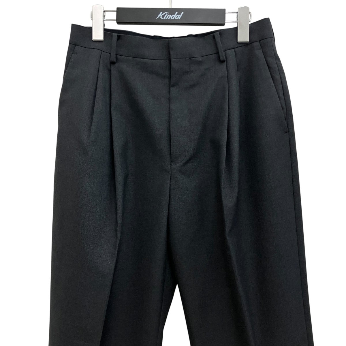 【BLUEFACED WOOL WIDE SLACKS】スラックスA21AP02BH