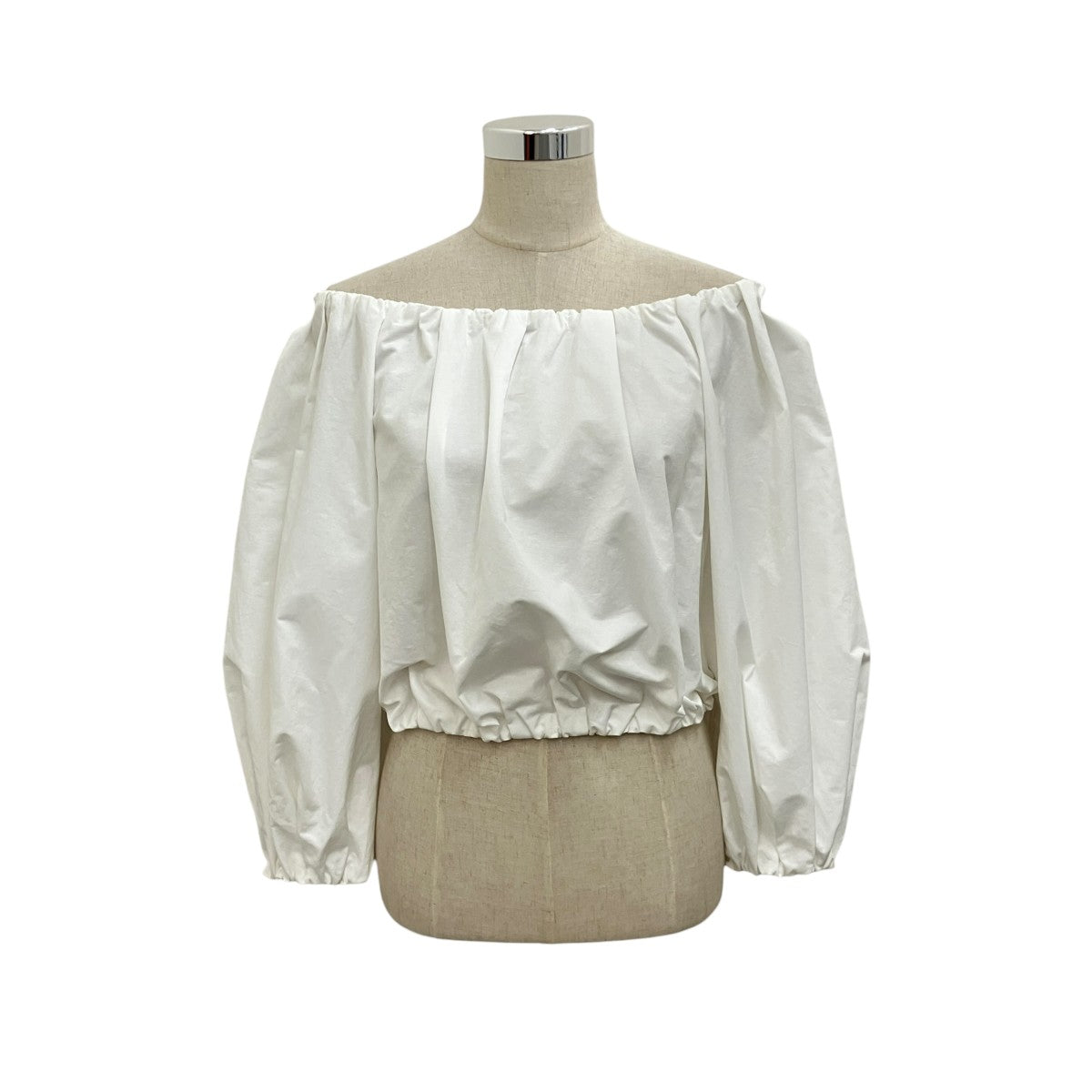 【VOLUME SLEEVE CROPPED BLOUSE】11122-4043
