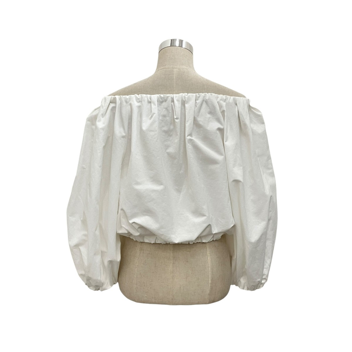 【VOLUME SLEEVE CROPPED BLOUSE】11122-4043