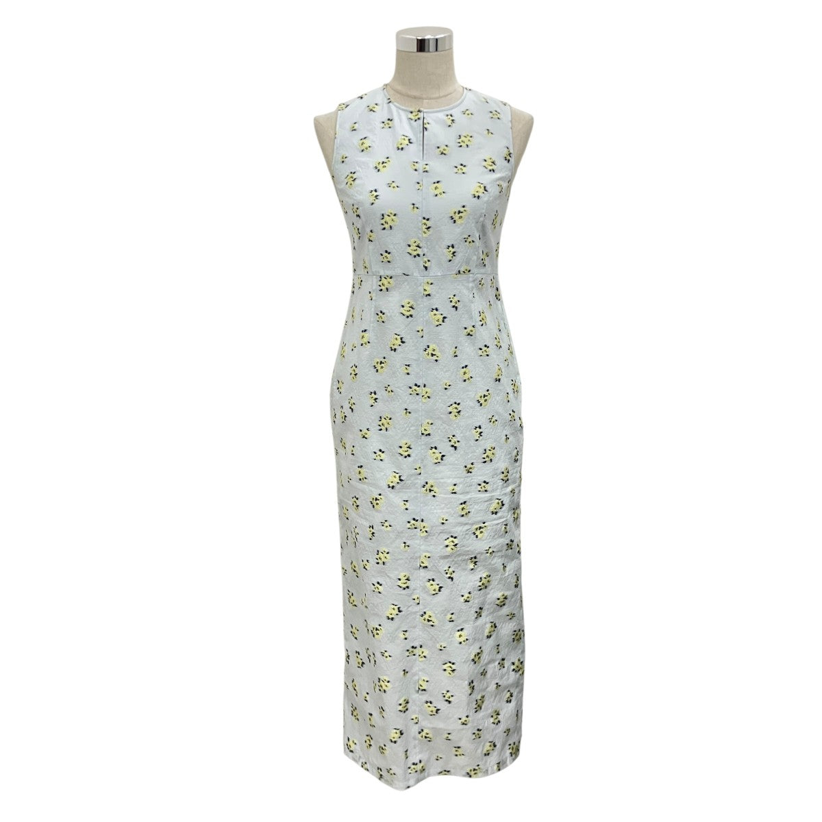【FLOWER JACQUARD ONEPIECE】ノースリーブワンピース10112-5313
