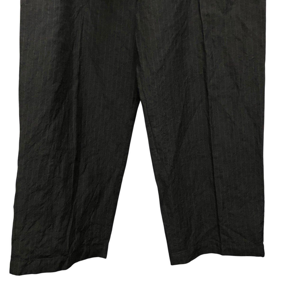 【PIN STRIPE HI-WAIST BELTED TROUSERS】ストライプベルテッドパンツYK22SS0322P