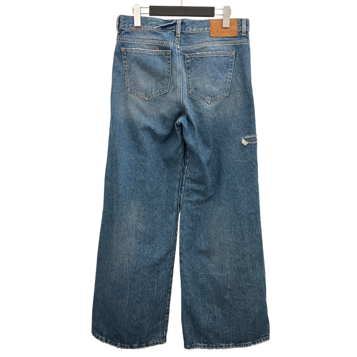 1978ダメージ加工ワイドデニムパンツ