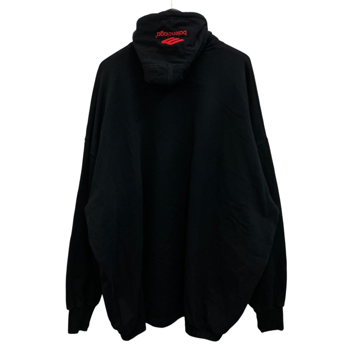 BALENCIAGA(バレンシアガ) フードロゴ刺繍プルオーバーパーカー697971