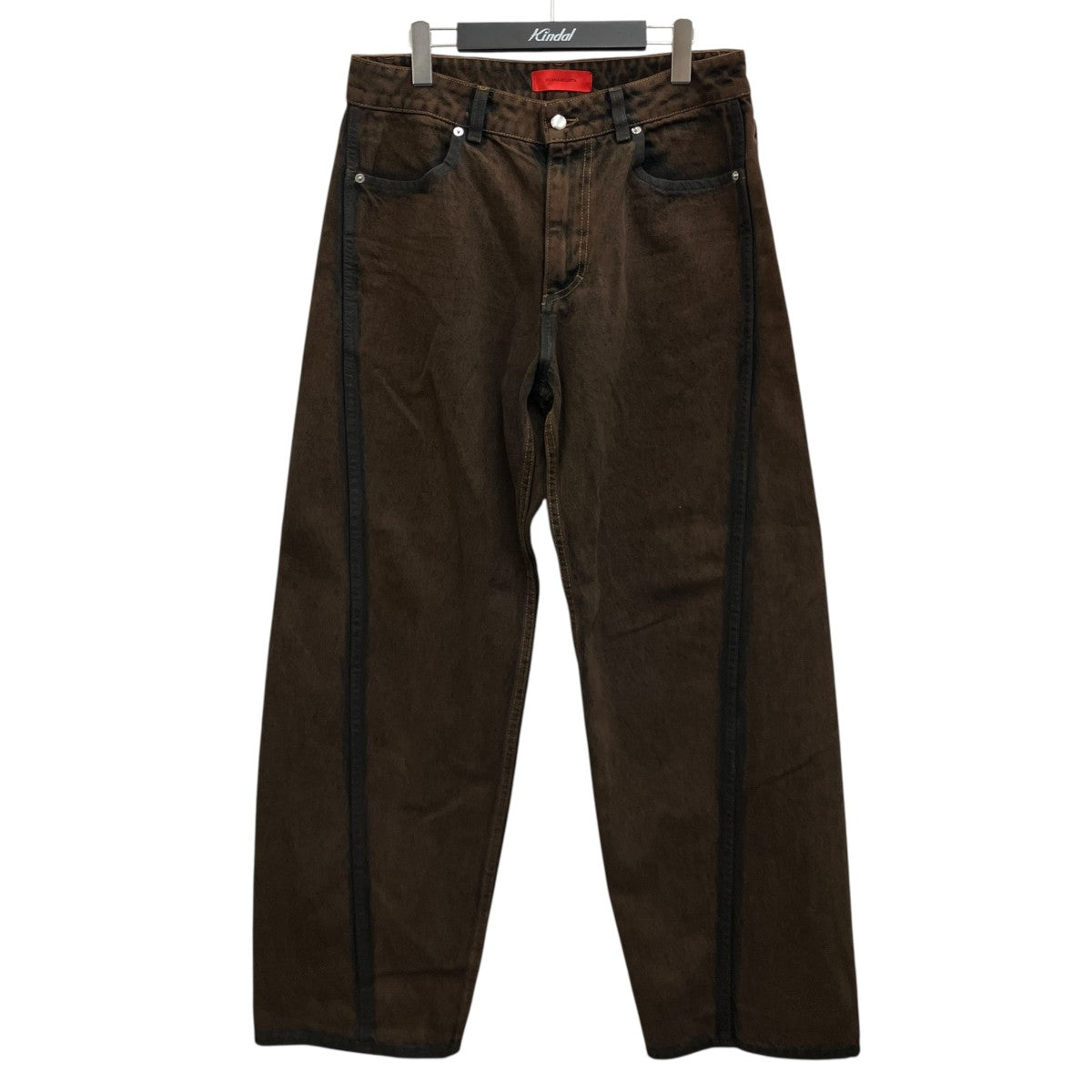【BEND JEAN】加工ワイドデニムパンツ1225-EL-PS25-O