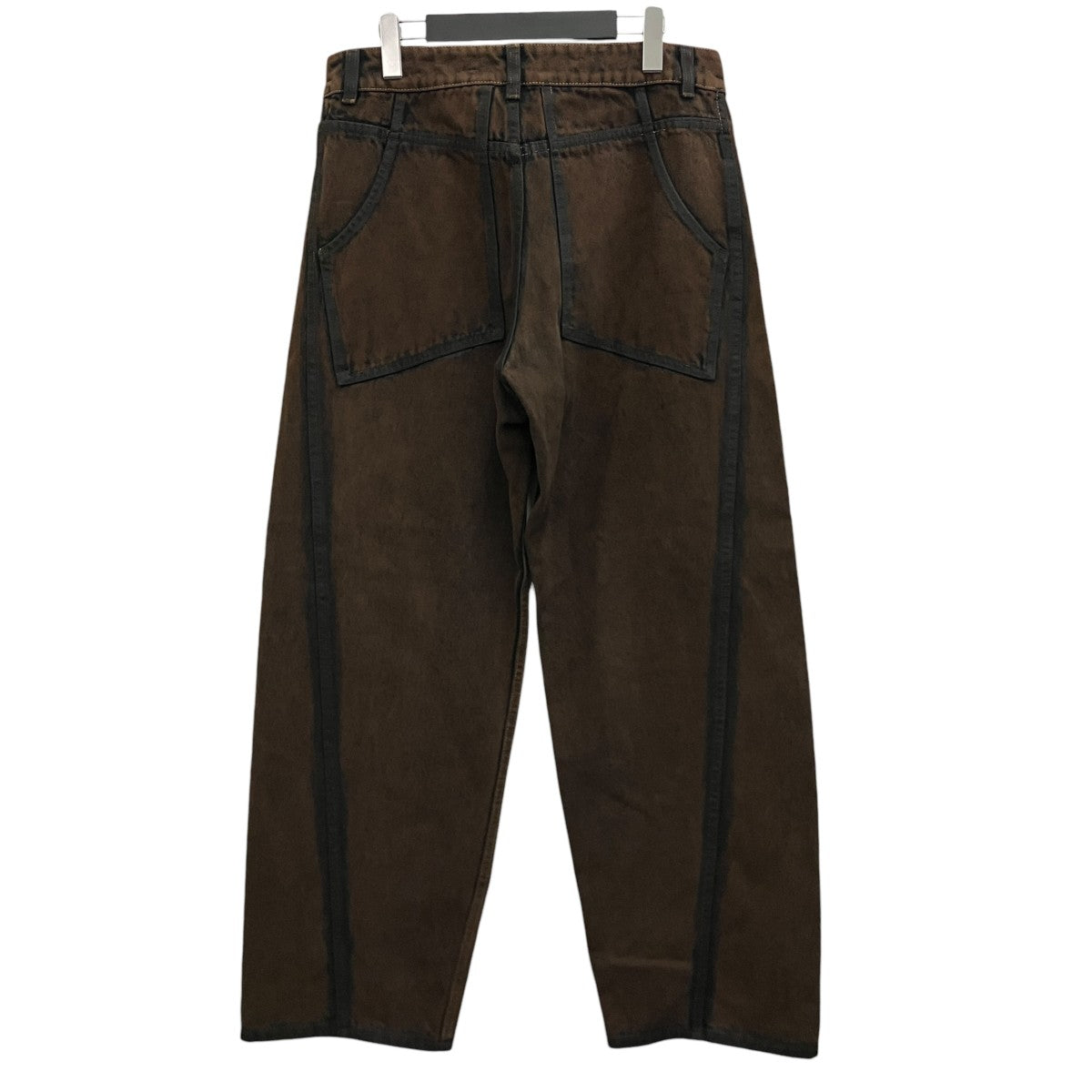 【BEND JEAN】加工ワイドデニムパンツ1225-EL-PS25-O