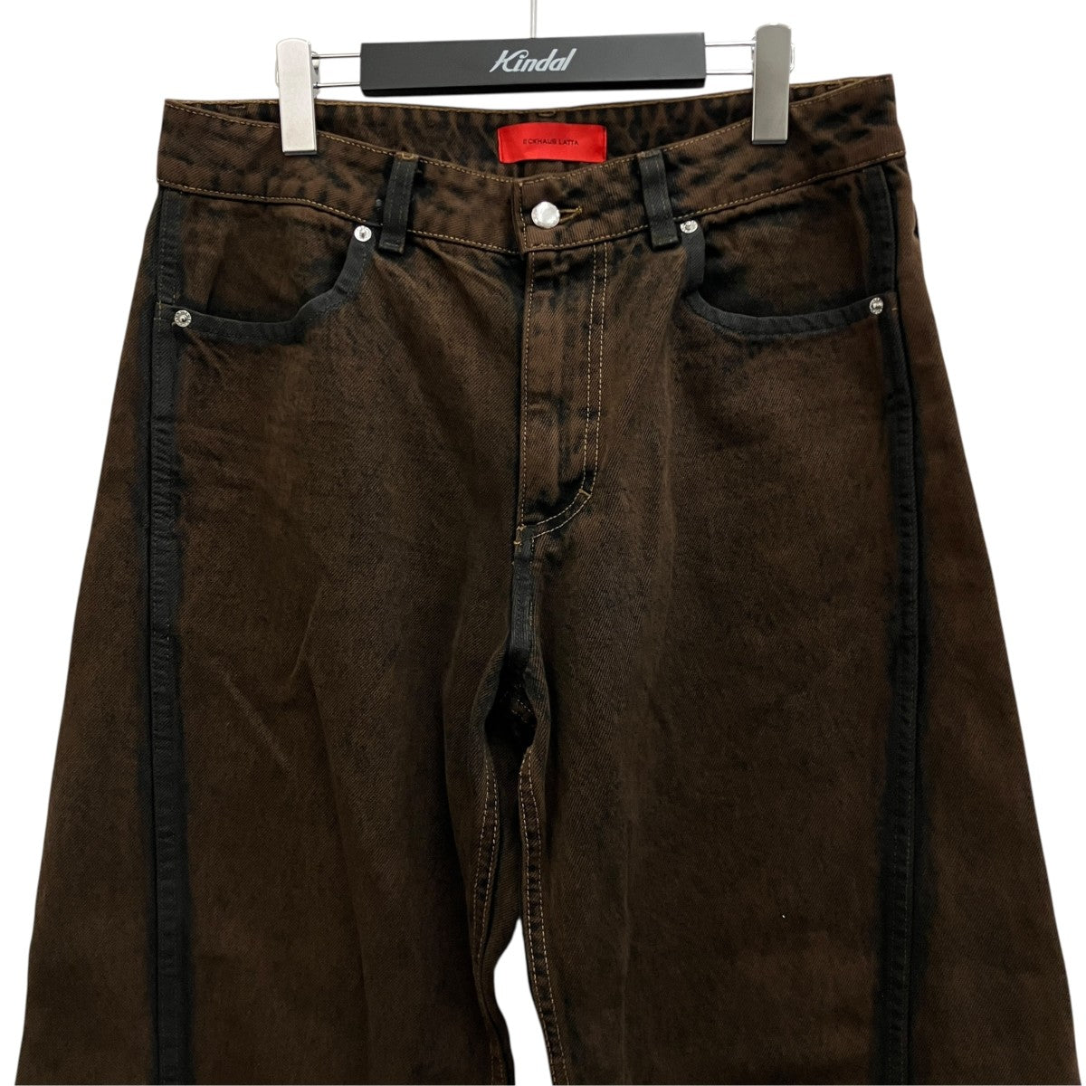 【BEND JEAN】加工ワイドデニムパンツ1225-EL-PS25-O