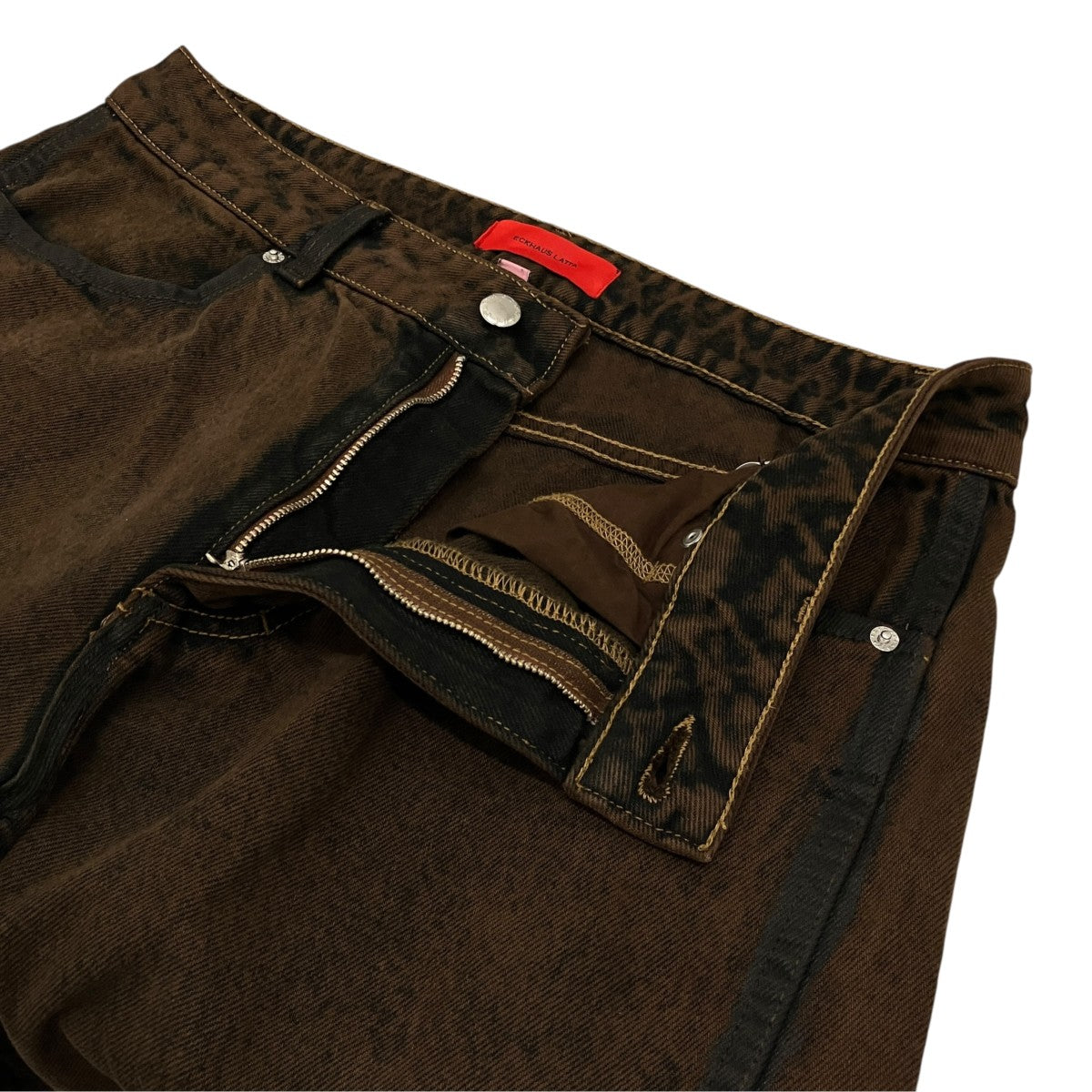 【BEND JEAN】加工ワイドデニムパンツ1225-EL-PS25-O