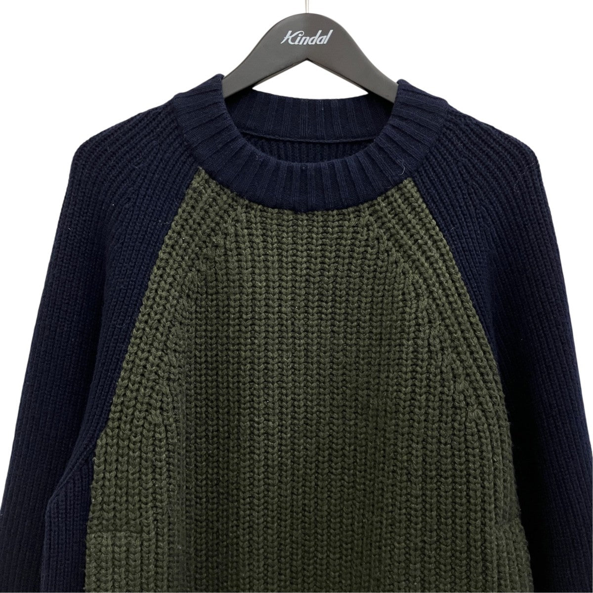 【WOOL KNIT PULLOVER】ウールニットプルオーバー21-02663M