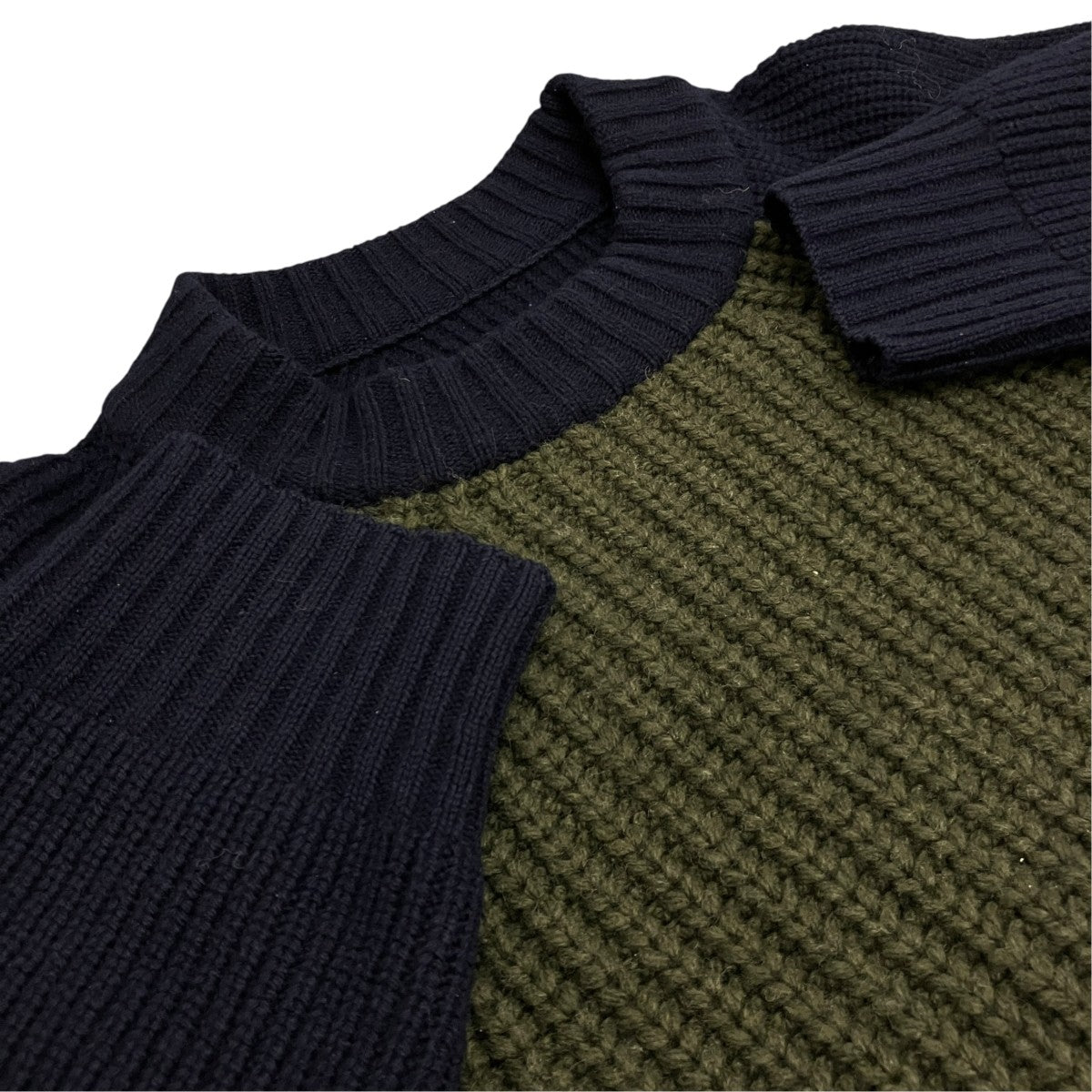 【WOOL KNIT PULLOVER】ウールニットプルオーバー21-02663M