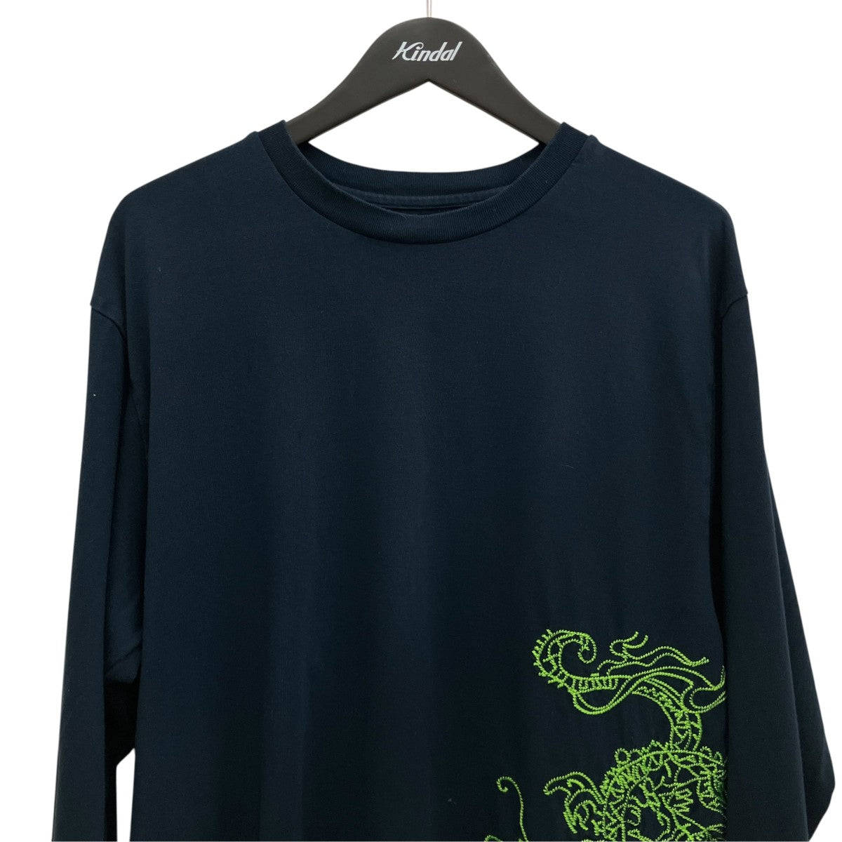 24AW【DRAGON EMBROIDERED L S TEE】ドラゴン刺繍カットソー