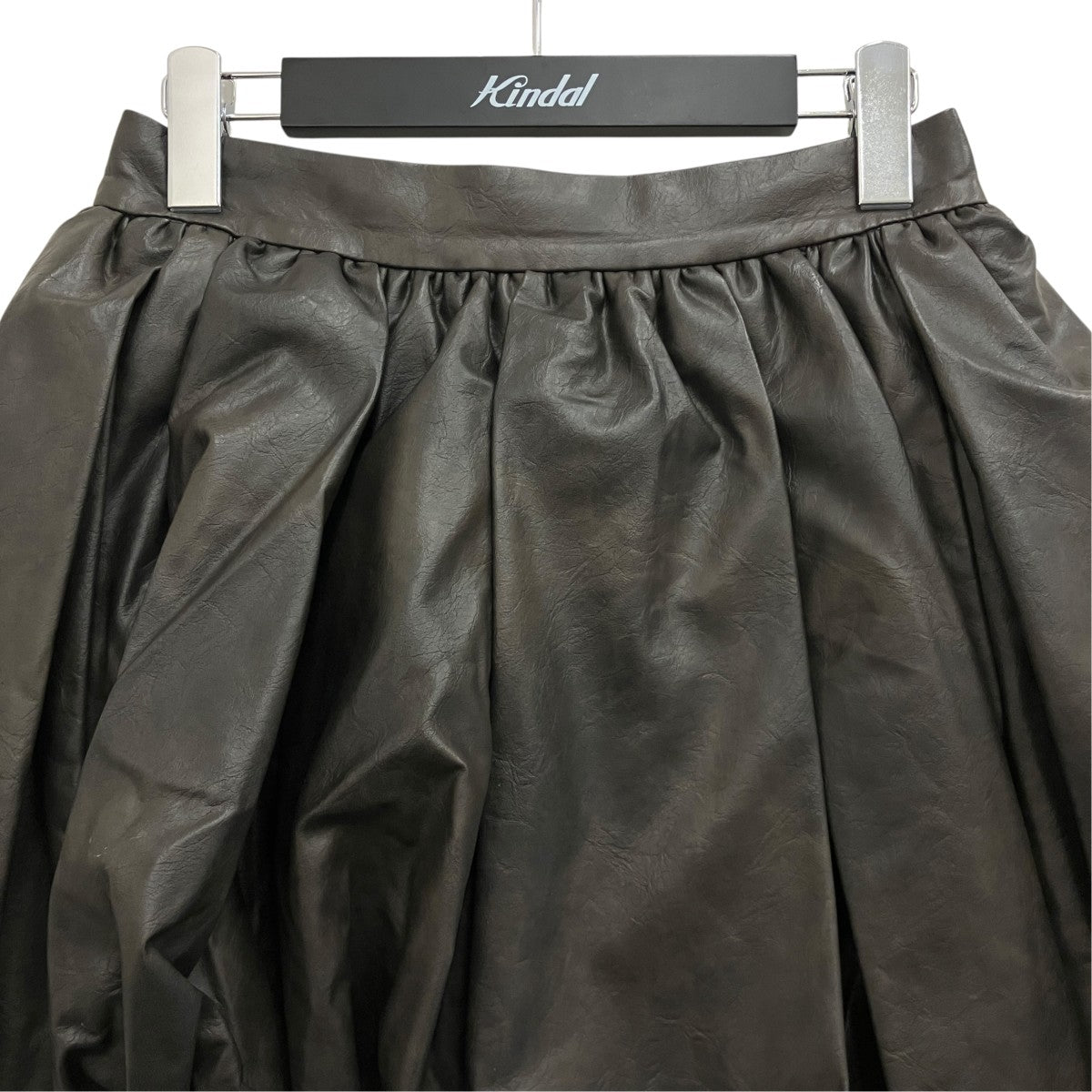 フェイクレザー・バルーンミニスカートVW-AW25-SK11