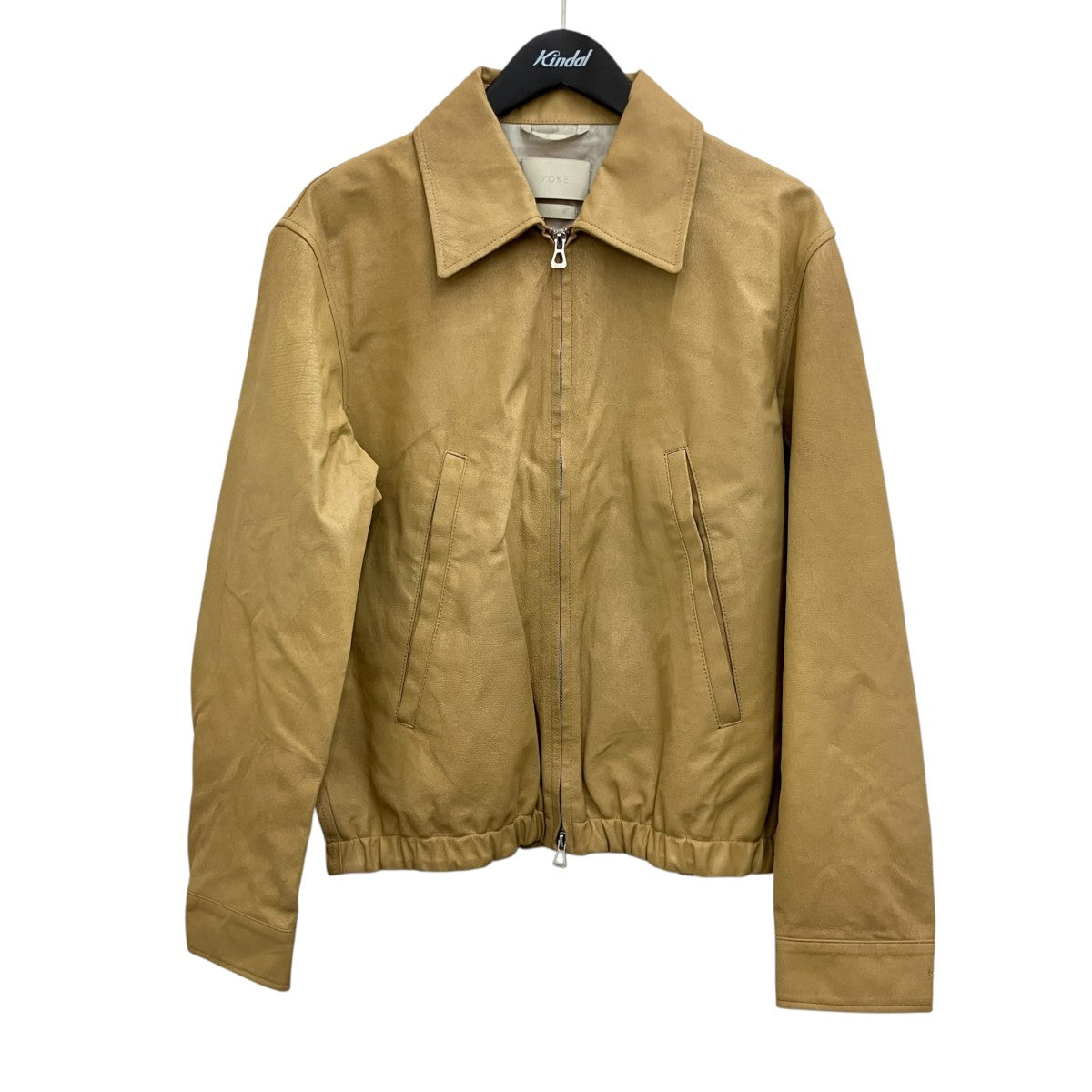 【LEATHER ZIP BLOUSON】レザー ジップジャケットYK25SS0903B