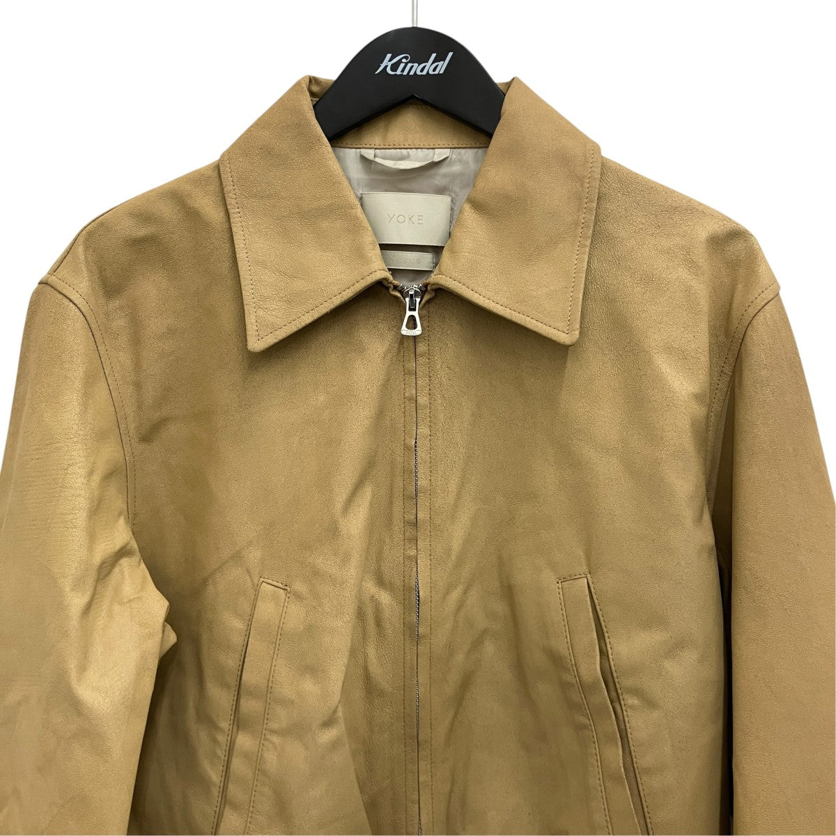 【LEATHER ZIP BLOUSON】レザー ジップジャケットYK25SS0903B