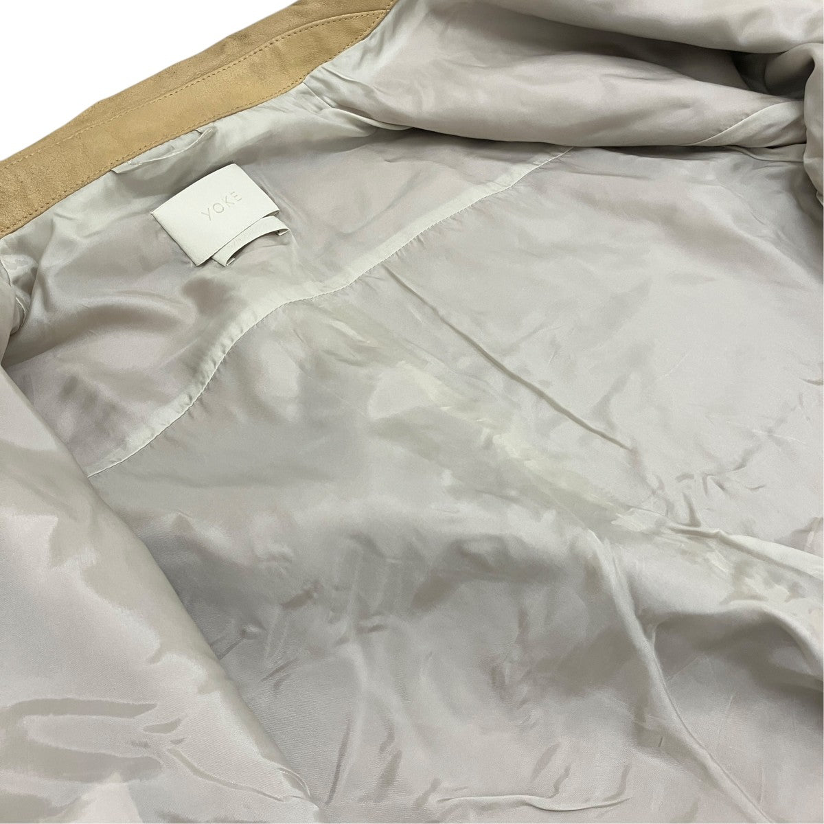 【LEATHER ZIP BLOUSON】レザー ジップジャケットYK25SS0903B