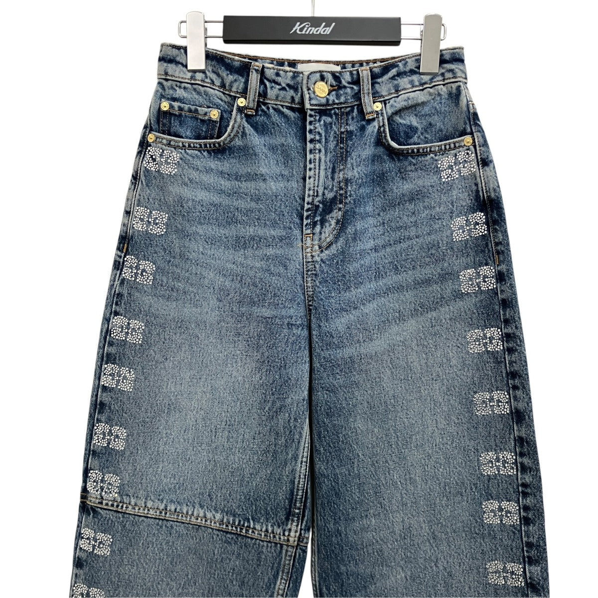 【SPARKLE LOGO DENIM STARY】デニムパンツJ1422