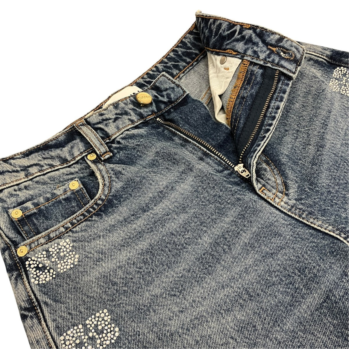 【SPARKLE LOGO DENIM STARY】デニムパンツJ1422