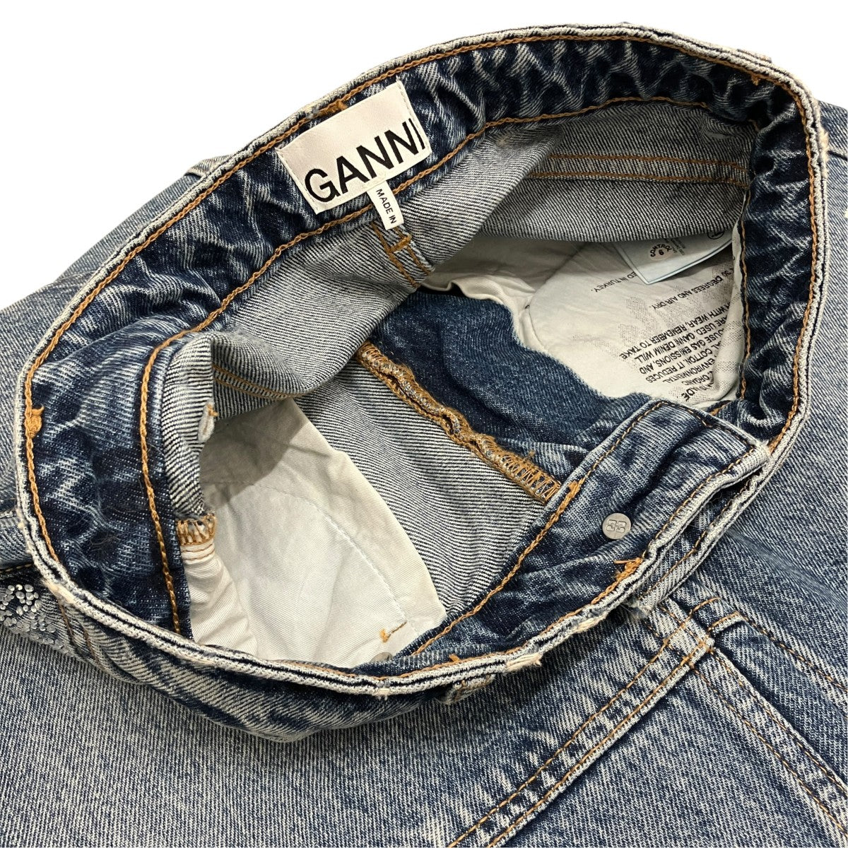 【SPARKLE LOGO DENIM STARY】デニムパンツJ1422