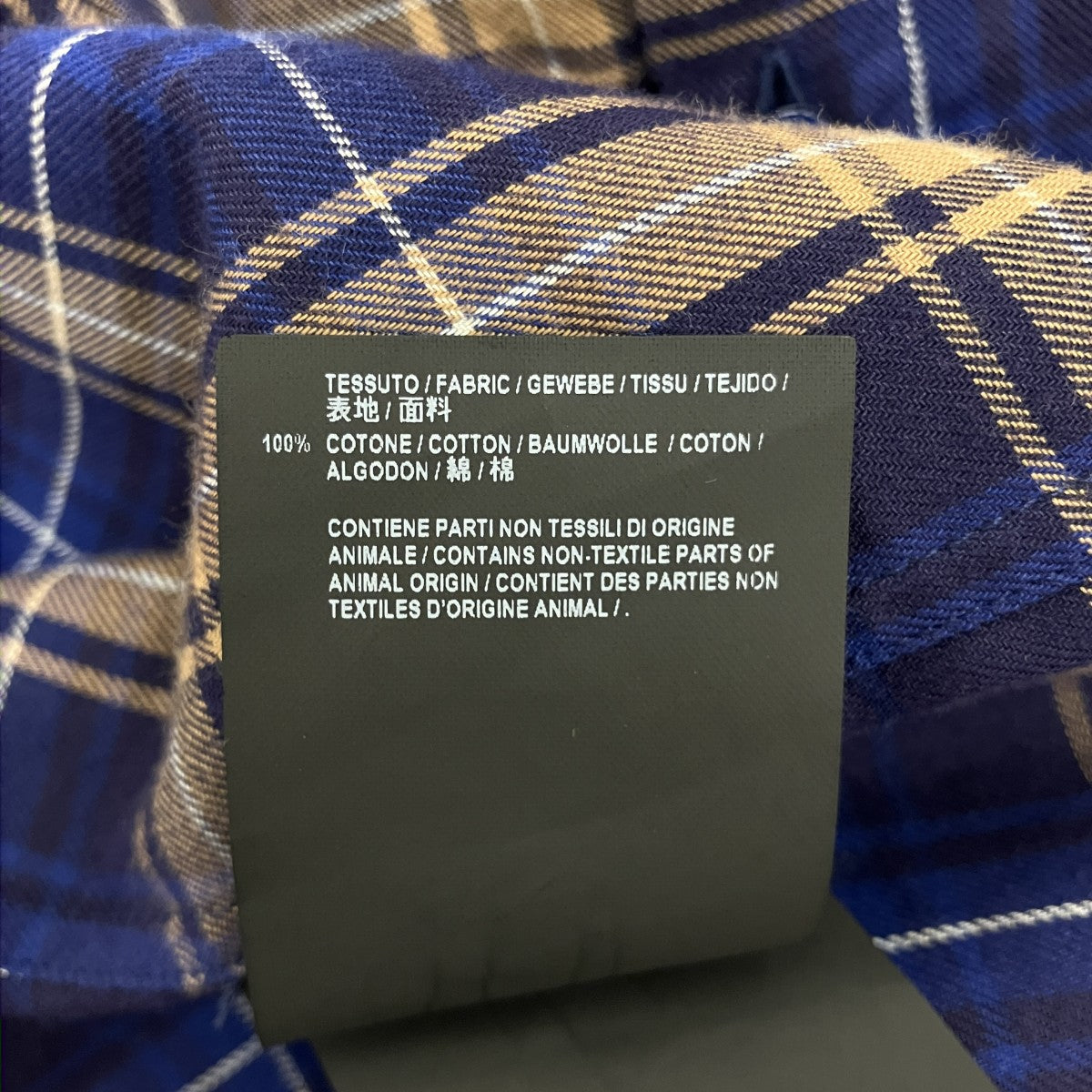 18AW【OVERSIZED CHECK SHIRT】オーバーサイズチェックシャツ508465