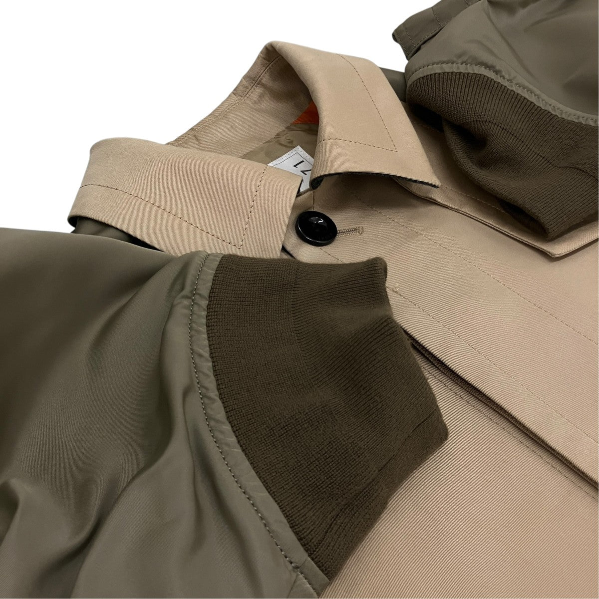 【COTTON GABARDINE x NYLON TWILL JACKET】ラグランジャケット25-07671
