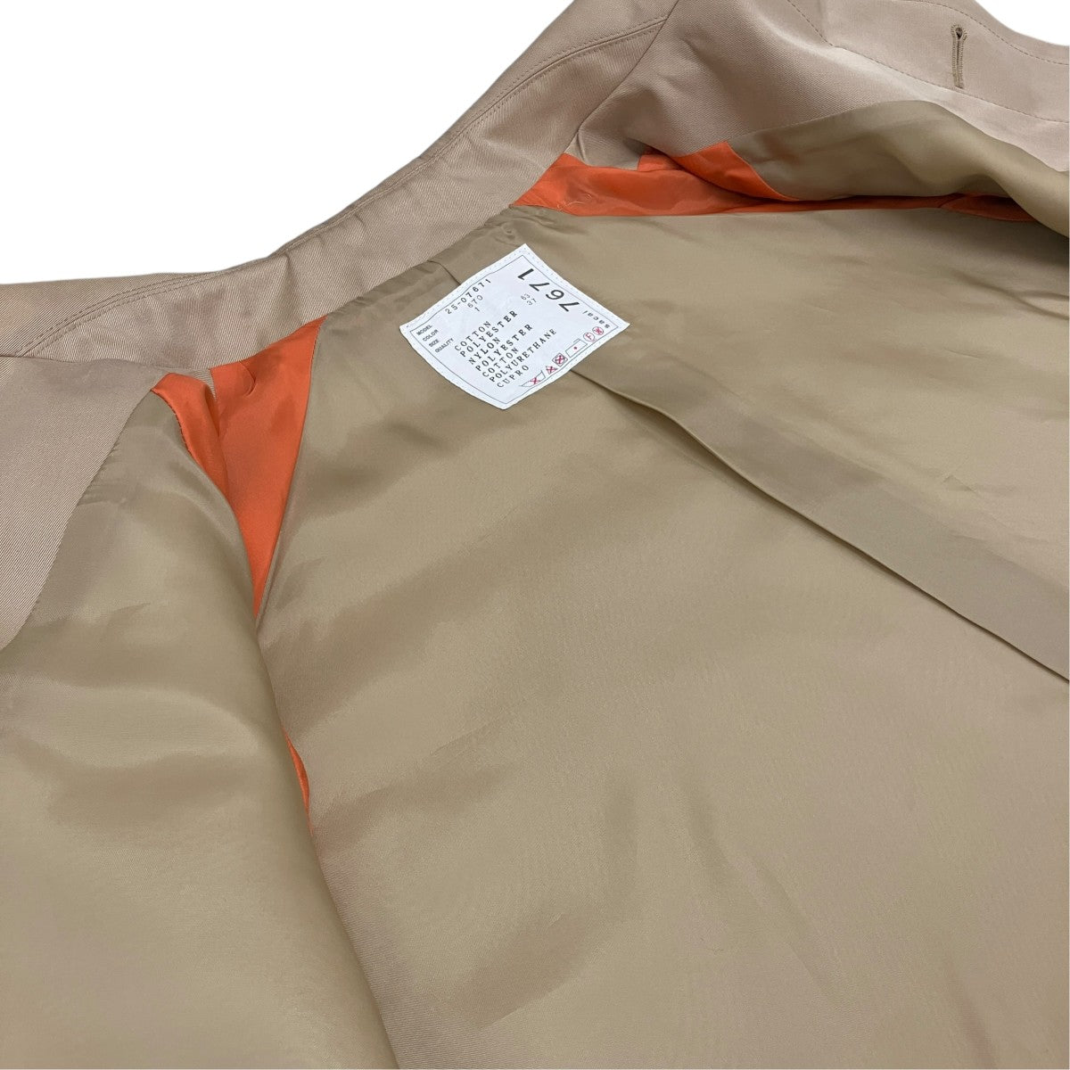 【COTTON GABARDINE x NYLON TWILL JACKET】ラグランジャケット25-07671