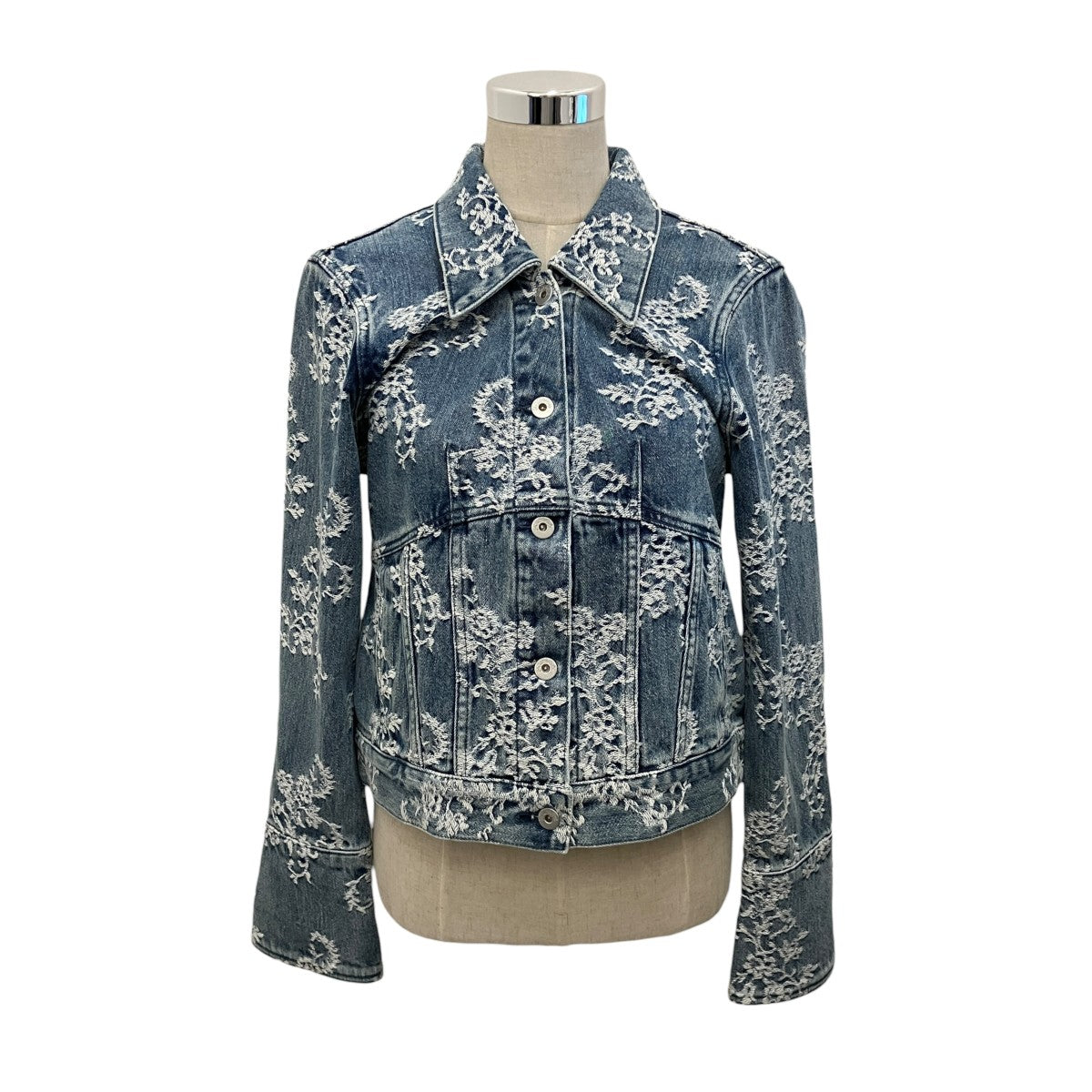 FETICO(フェティコ) 26AW【LACE-JACQUARD SKIPPER DENIM JACKET