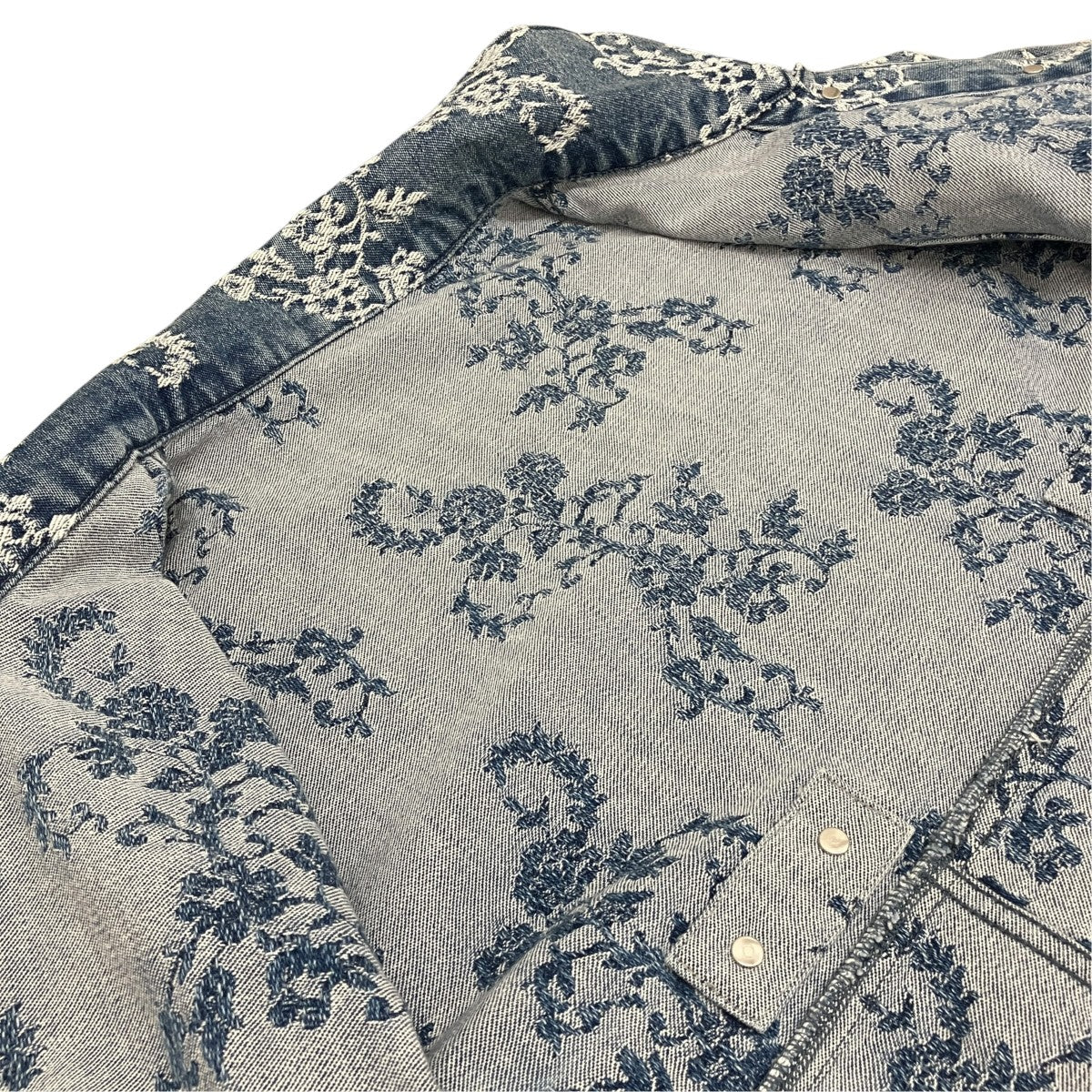 FETICO(フェティコ) 26AW【LACE-JACQUARD SKIPPER DENIM JACKET