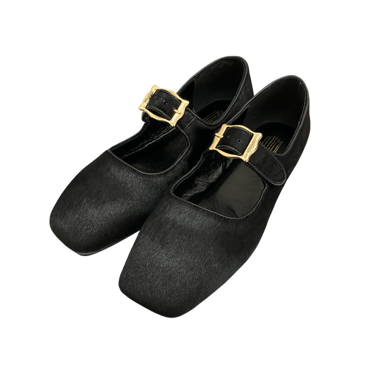 FETICO 【FRAMED BUCKLE HORSEHAIR FLATS】ホースヘアーパンプスFTC264-3002 古着・中古-1枚目のアイテム画像