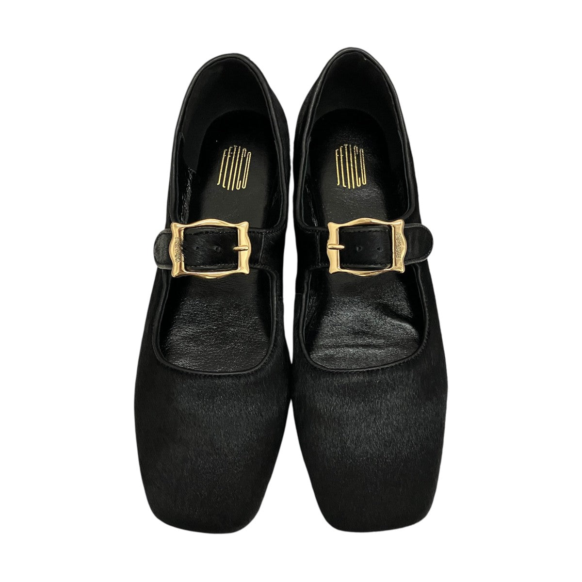 FETICO 【FRAMED BUCKLE HORSEHAIR FLATS】ホースヘアーパンプスFTC264-3002 古着・中古-5枚目のアイテム画像