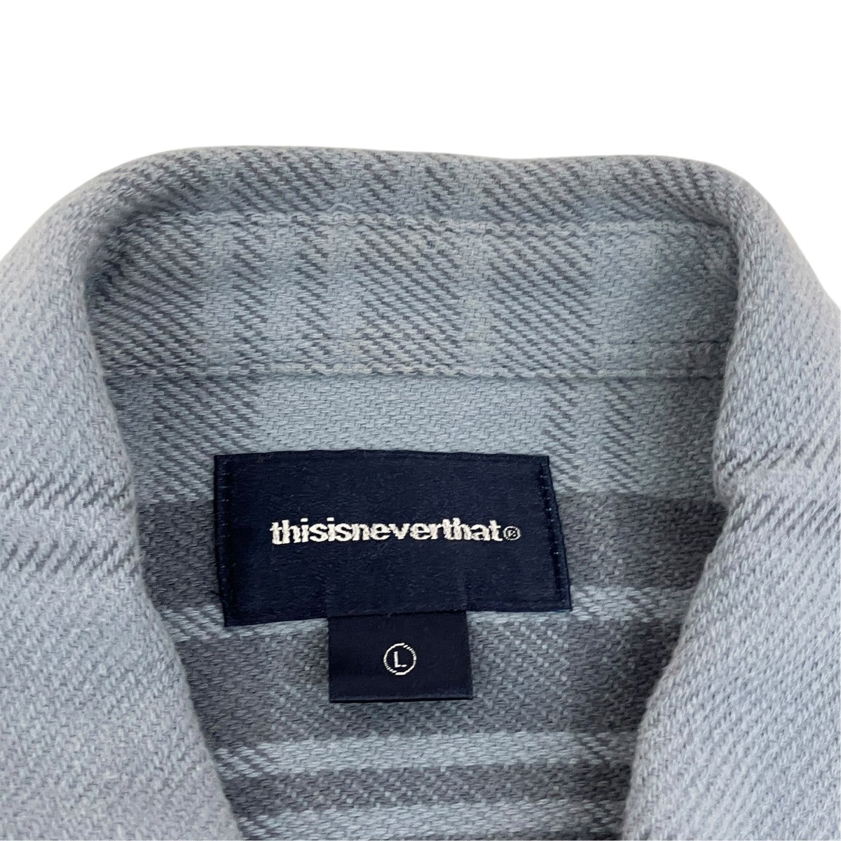 thisisneverthat チェックネルシャツTN243WSHTL02 古着・中古-5枚目のアイテム画像