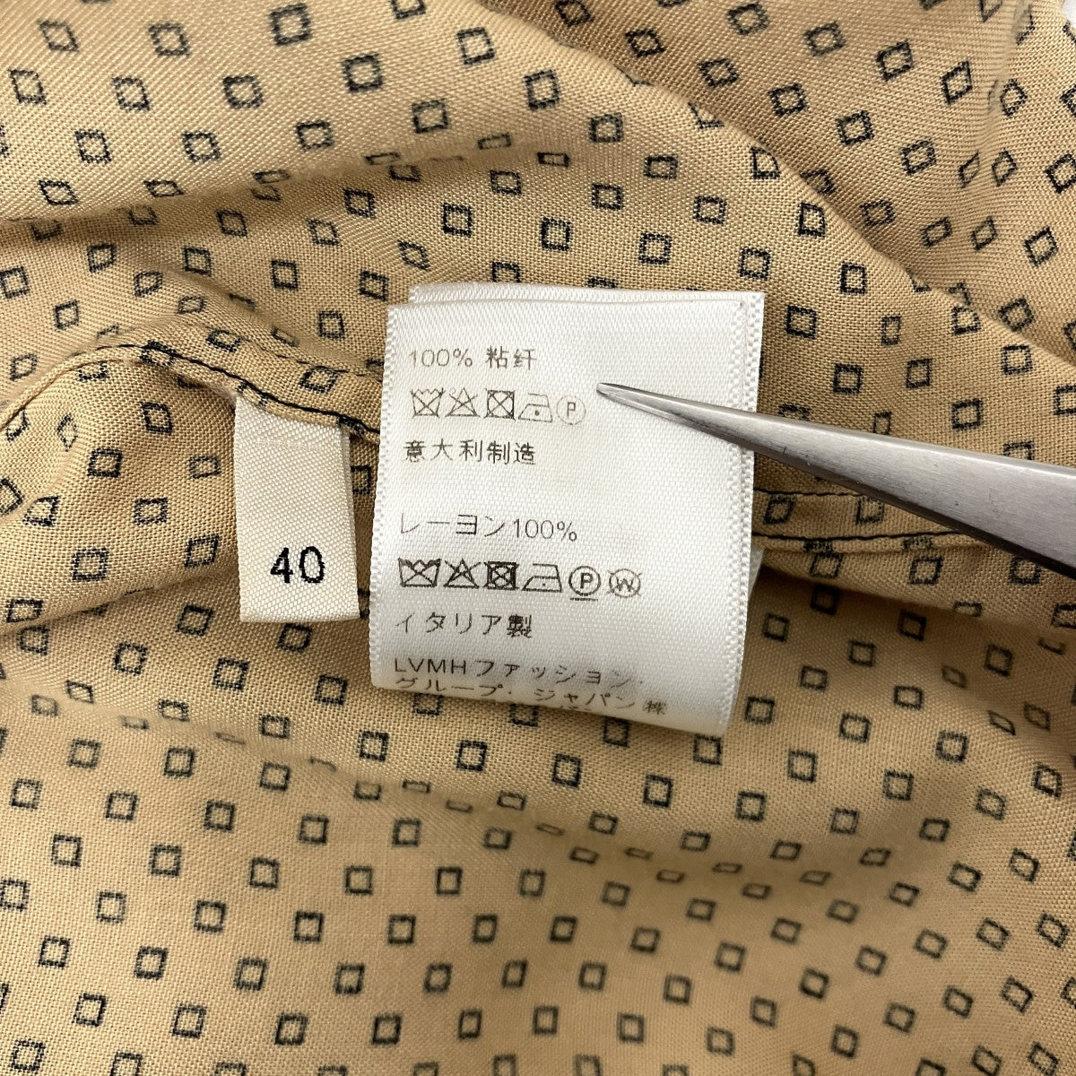 スクエアドット レーヨンシャツ2C246359I