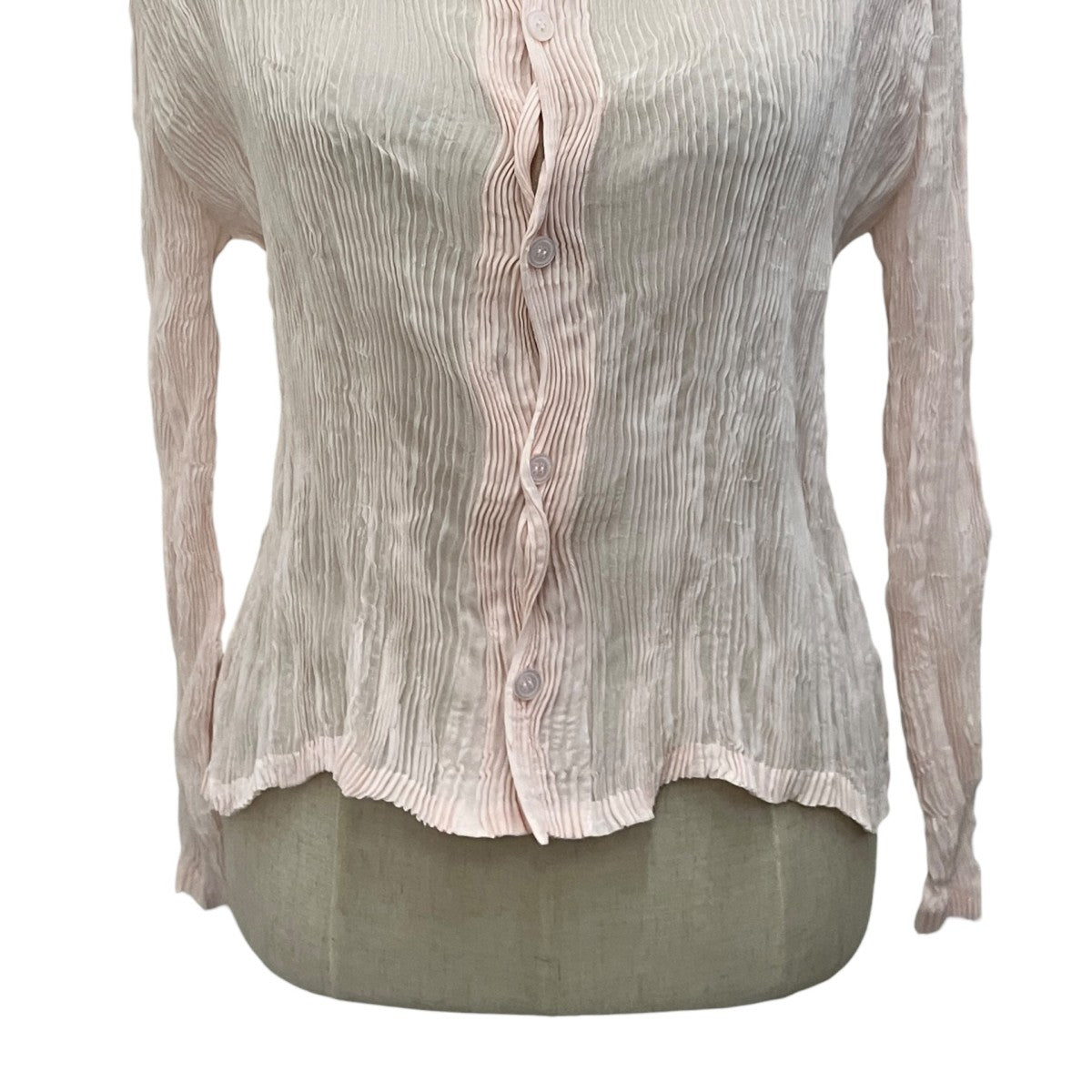 CHIFFON TWISTプリーツブラウスIM61FJ419