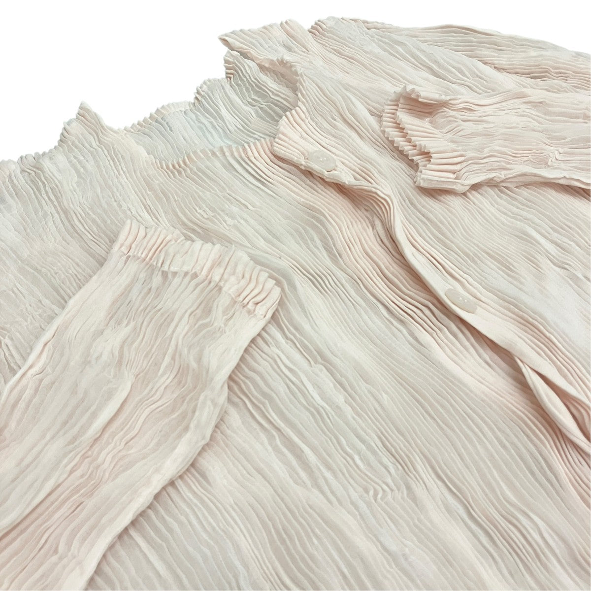 CHIFFON TWISTプリーツブラウスIM61FJ419