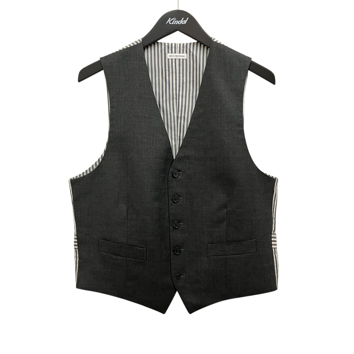 Thom Browne ツイル 5ボタン ベストMVC001A00626025 古着・中古-1枚目のアイテム画像
