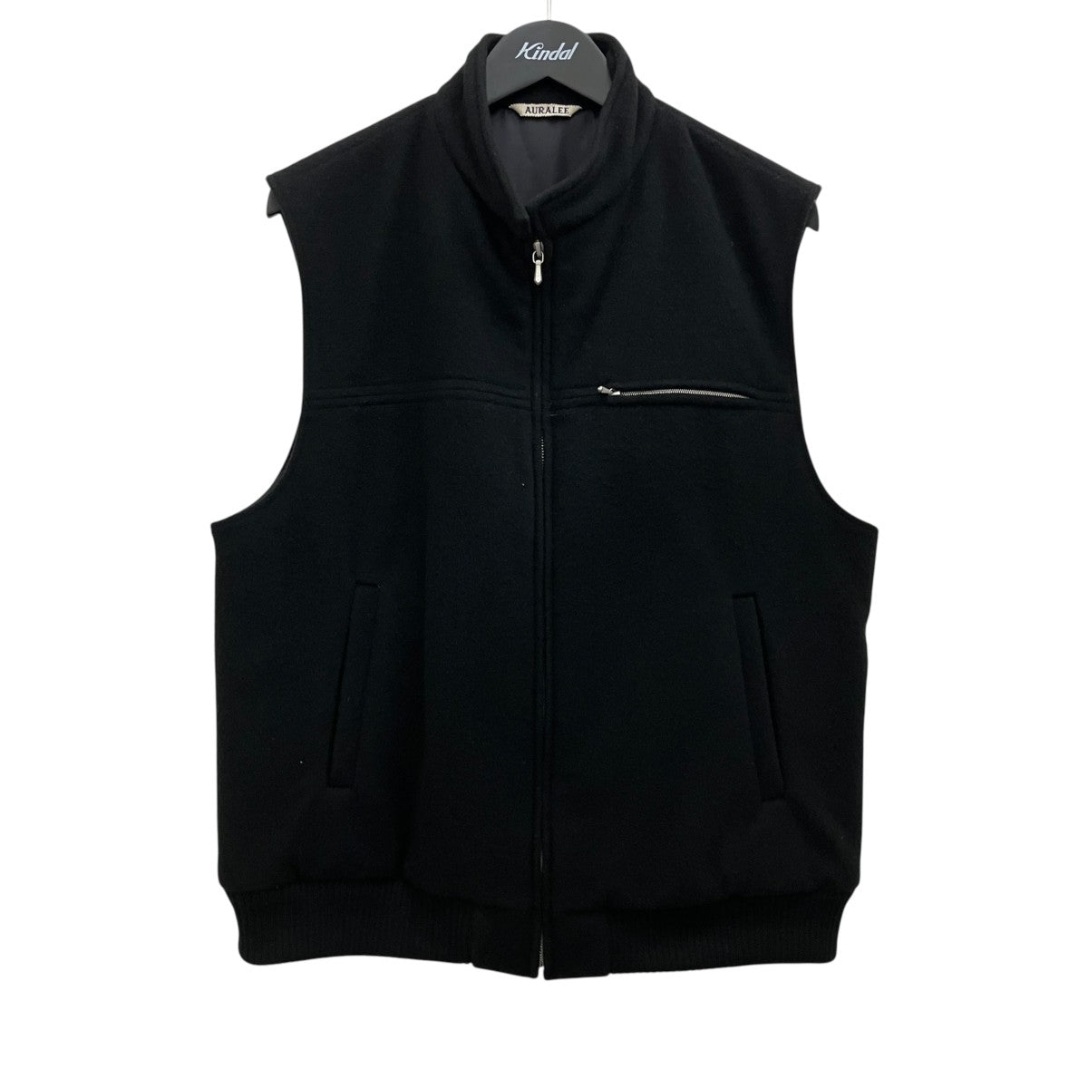 【CASHMERE WOOL MOSSER VEST】ベストA23AV02MC