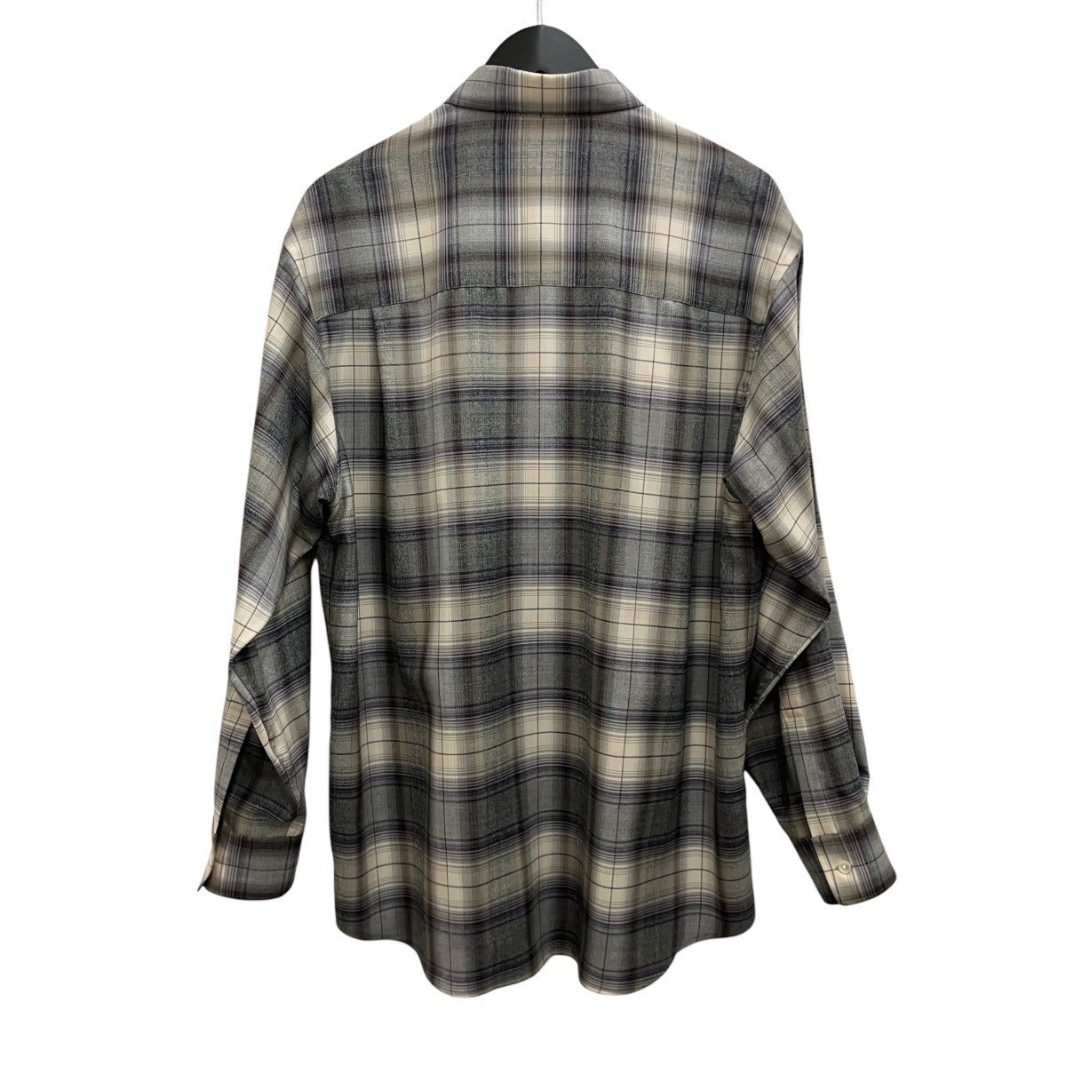 【SUPER LIGHT WOOL CHECK SHIRT】ウールチェックシャツA23AS01LC