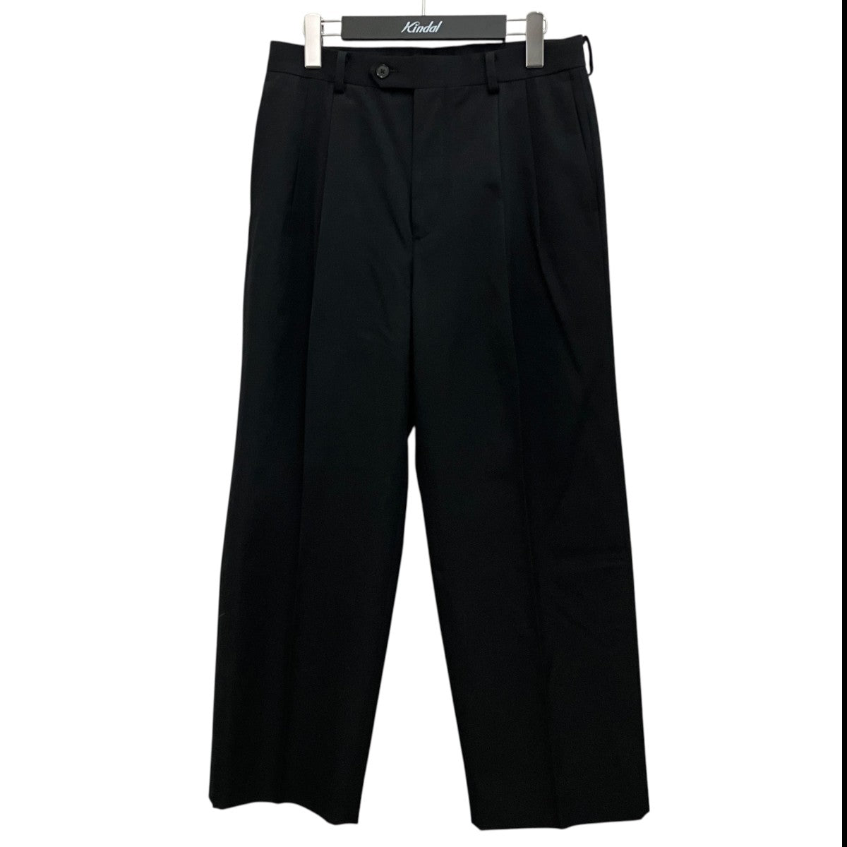 【LIGHT WOOL MAX GABARDINE TWO-TUCK SLACKS】ウールギャバジン2タックスラックスA24AP03MG