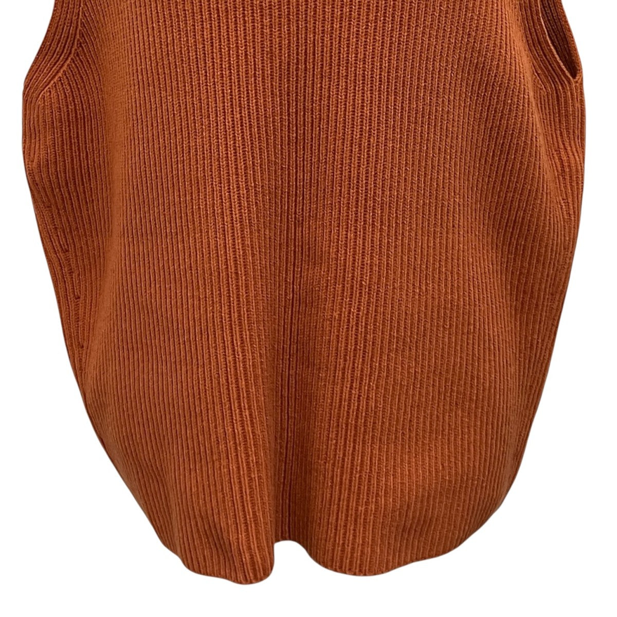 【SUPER FINE WOOL RIB KNIT TURTLE NECK VEST】ニットベストA21AV05RK