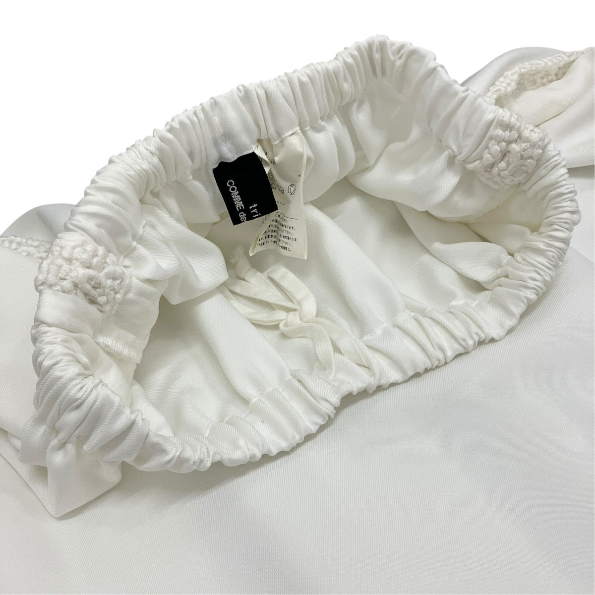 tricot COMME des GARCONS 【AD2015】サイドエンブロイダリー イージースカートTQ-S028 古着・中古-5枚目のアイテム画像