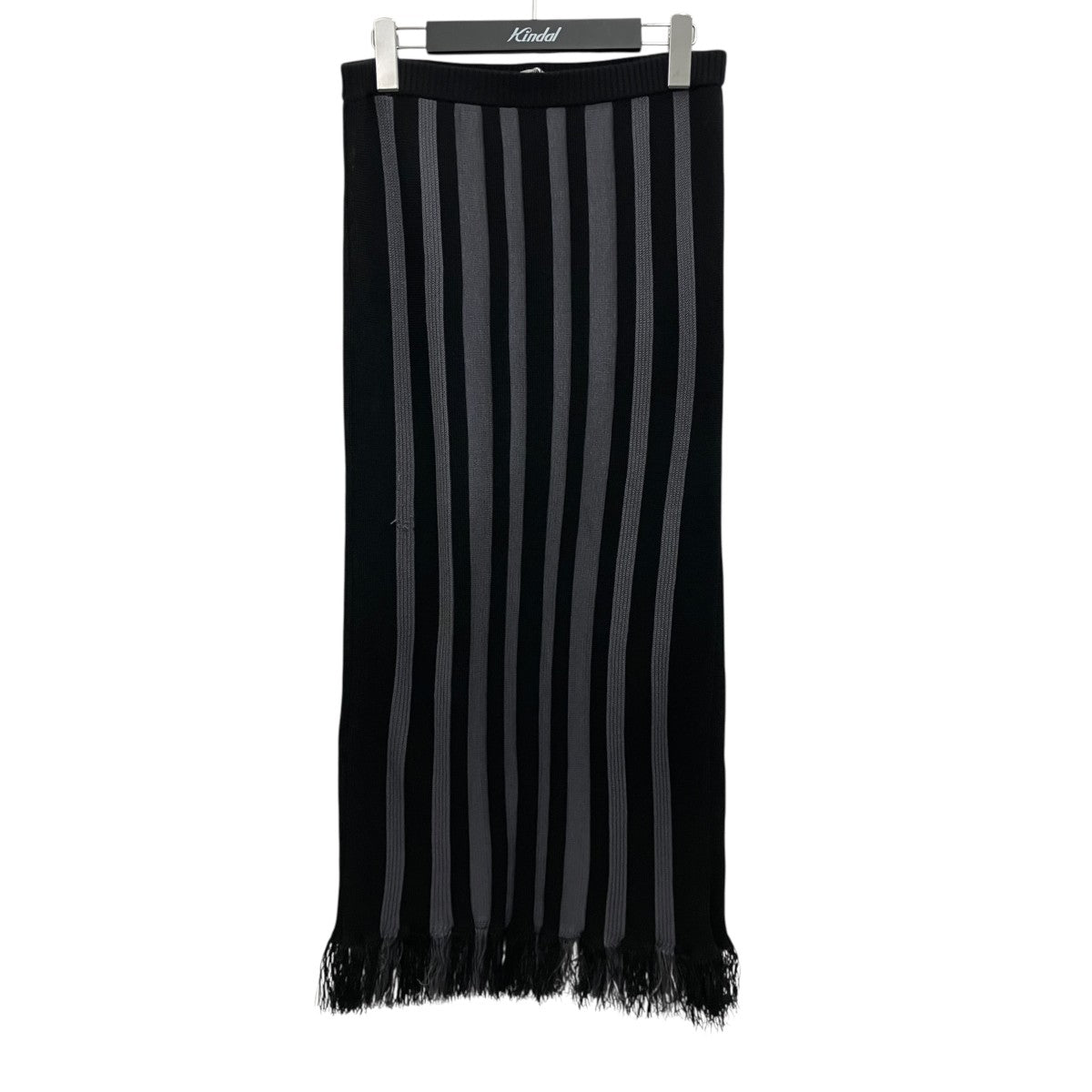 ISSEY MIYAKE フリンジニットスカートIM02KG773 古着・中古-1枚目のアイテム画像