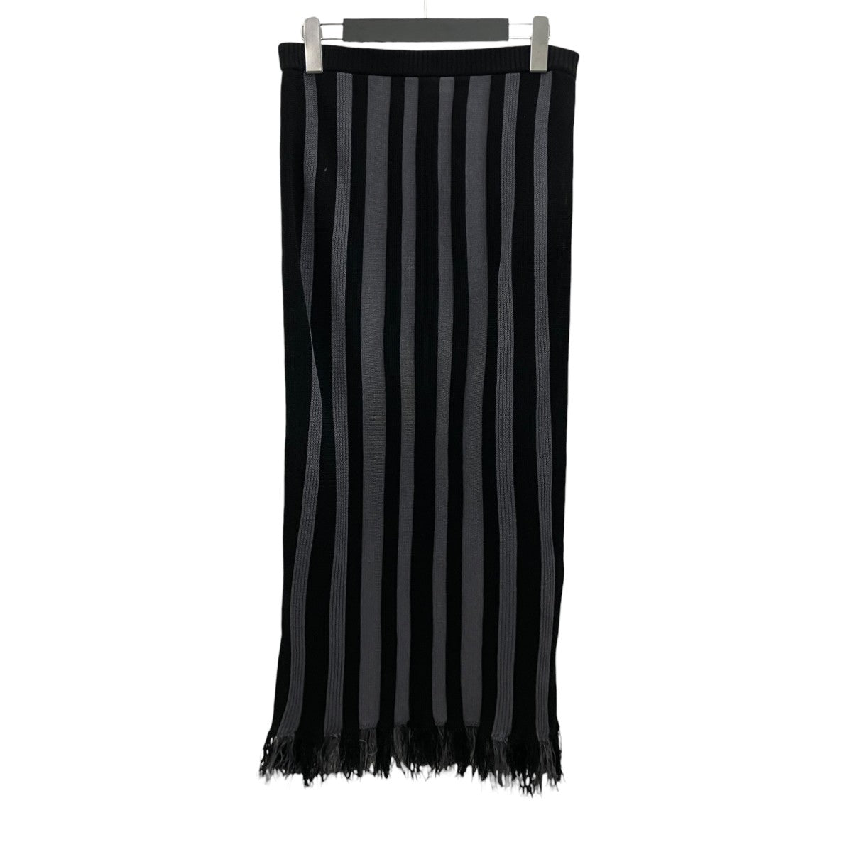 ISSEY MIYAKE フリンジニットスカートIM02KG773 古着・中古-2枚目のアイテム画像