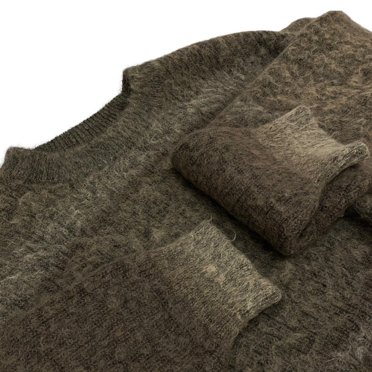【ROTHKO BORDER CREW NECK】モヘヤニットYK21AW0298S-C
