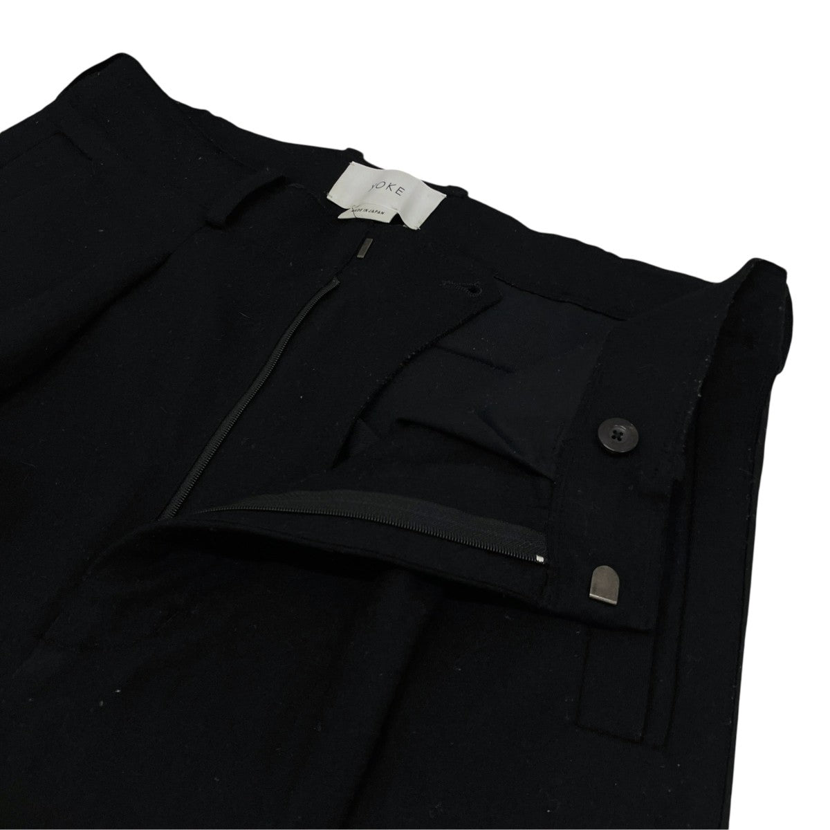 【CUT-OFF 1TUCK WIDE TROUSERS】ワイドパンツYK19AW0053P