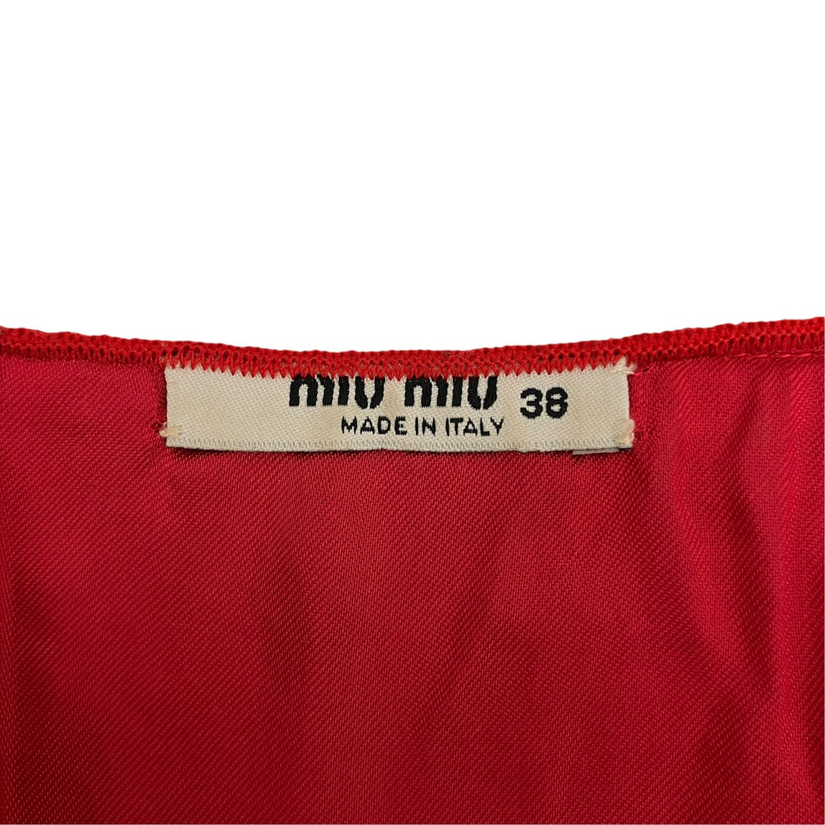 MIU MIU モヘヤ混ノースリーンブワンピース 古着・中古-7枚目のアイテム画像