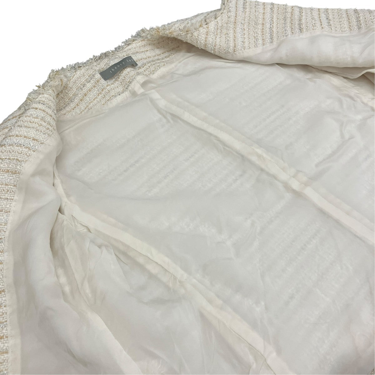 theory luxe ツイードジャケット03-0104120-119-040 古着・中古-6枚目のアイテム画像