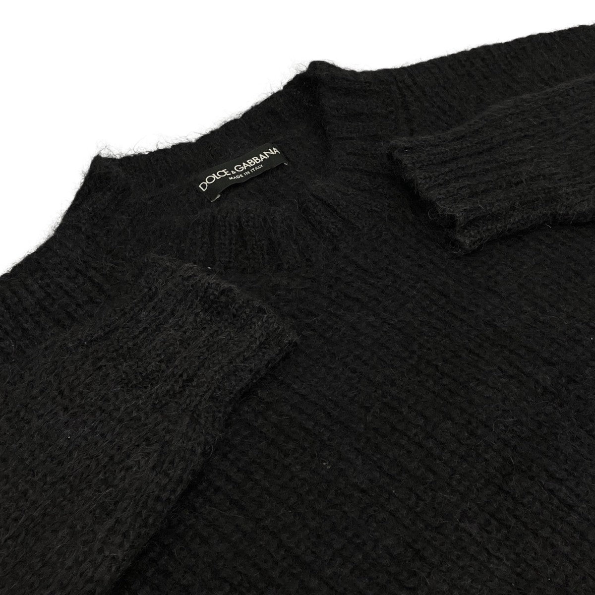 DOLCE ＆ GABBANA クロップドウールニットFC101K/F17DZ CA00985 古着・中古-5枚目のアイテム画像