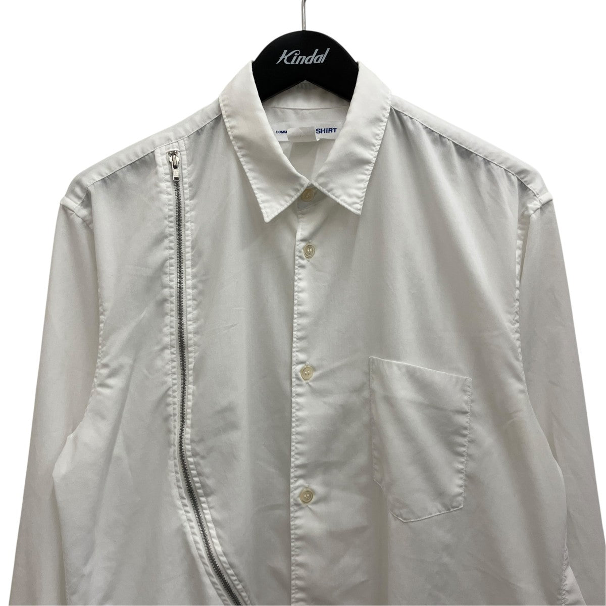 COMME des GARCONS SHIRT 26SSアシンメトリージップ シャツFQ-B505 古着・中古-3枚目のアイテム画像