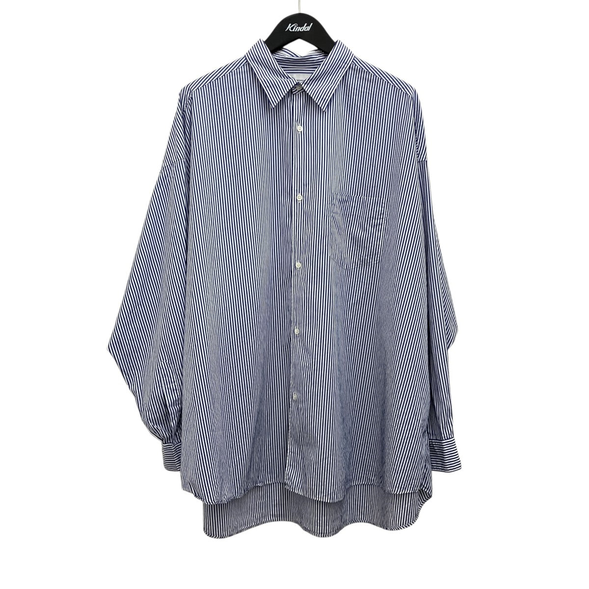 Graphpaper 【OVERSIZED REGULAR COLLARSHIRT】ストライプシャツGM233-50001STB 古着・中古-1枚目のアイテム画像