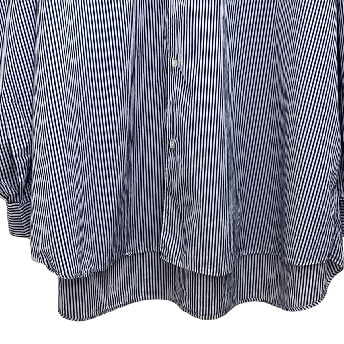 Graphpaper 【OVERSIZED REGULAR COLLARSHIRT】ストライプシャツGM233-50001STB 古着・中古-4枚目のアイテム画像