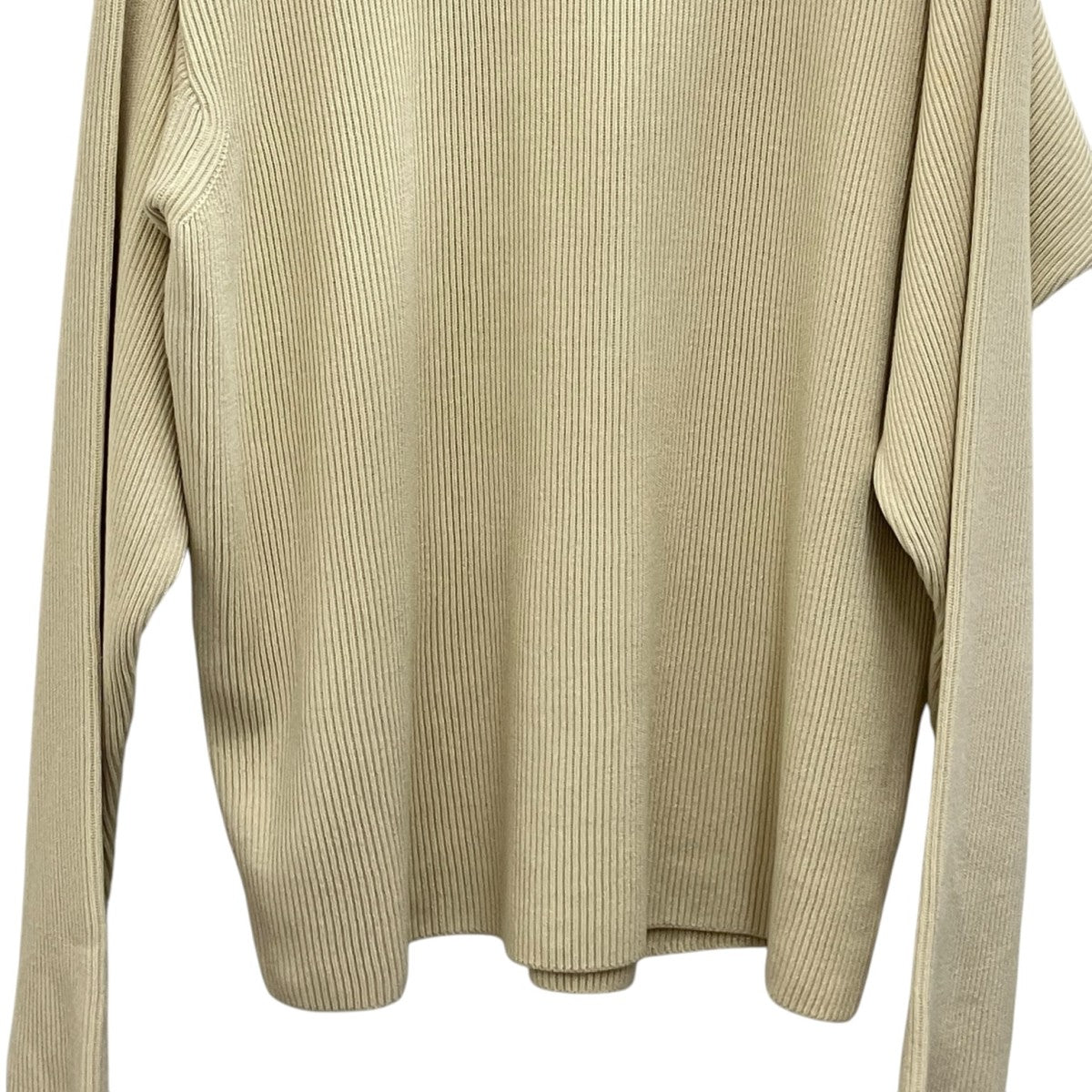 AURALEE 【SUPER HARD TWIST RIB KNIT BOAT NECK P O】リブニットA24SP03TR 古着・中古-4枚目のアイテム画像