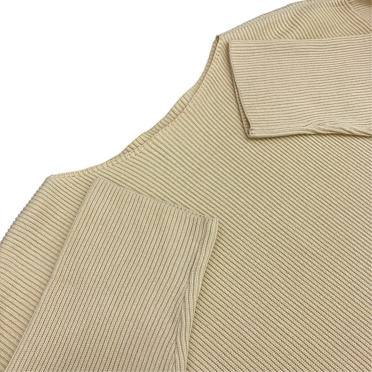 AURALEE 【SUPER HARD TWIST RIB KNIT BOAT NECK P O】リブニットA24SP03TR 古着・中古-5枚目のアイテム画像